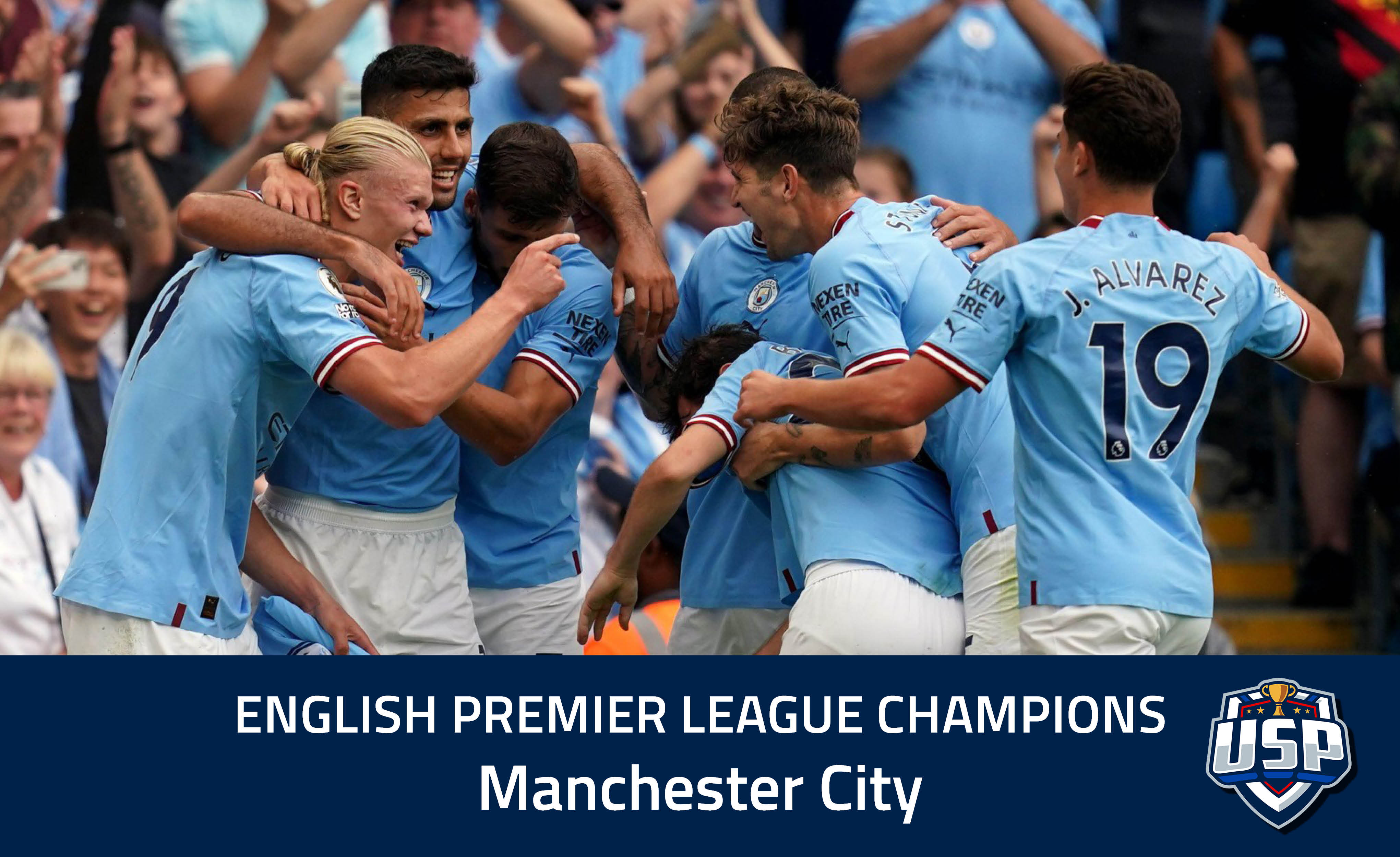 Manchester City crowned Premier League champions